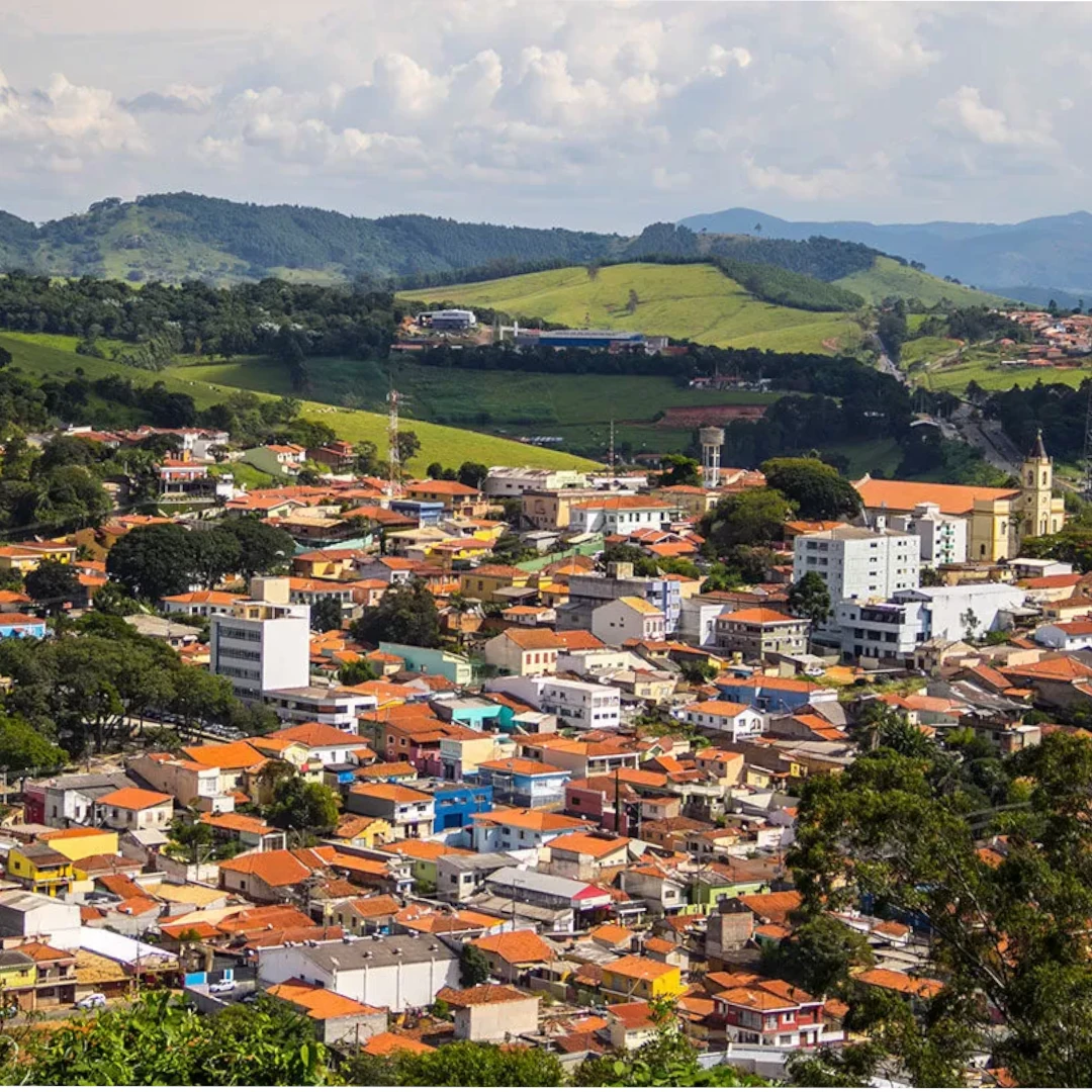 Vista da cidade de Piracaia